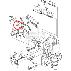 Leva originale Volvo Penta VOP3583736 | D2-75