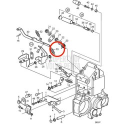 Ressort d'origine Volvo Penta VOP3580058 | MD2030