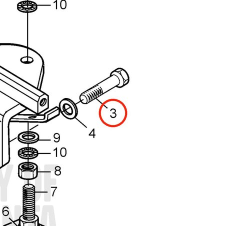 Vite originale Volvo Penta VOP3583794 | D2-75