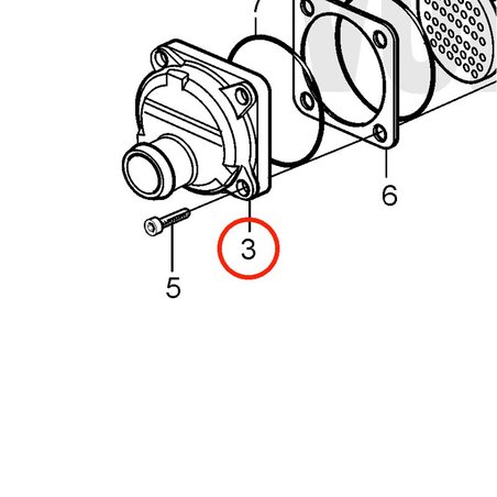 Placa Final Original Volvo Penta VOP3584207 | D2-55