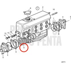 Original Volvo Penta Element VOP3584205 | D2-55