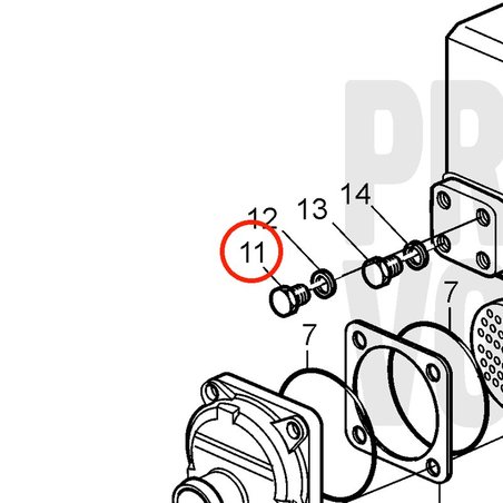Tapón Original Volvo Penta VOP861918 | MD2030