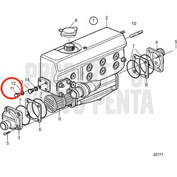 Tapón Original Volvo Penta VOP861918 | MD2030