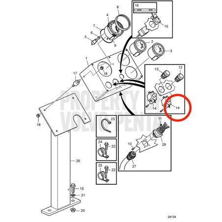 Unità di contatto originale Volvo Penta VOP3817574 | MD2010