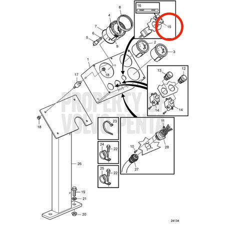 Original Volvo Penta Schalter VOP3589093 | D2-75