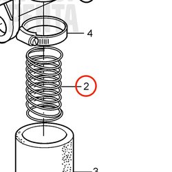 Mola original Volvo Penta VOP3580510 | MD2030-D