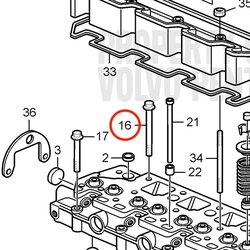 Parafuso original Volvo Penta VOP3580483 | D2-75