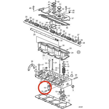Original Volvo Penta Hebeöse VOP3583556 | D2-75