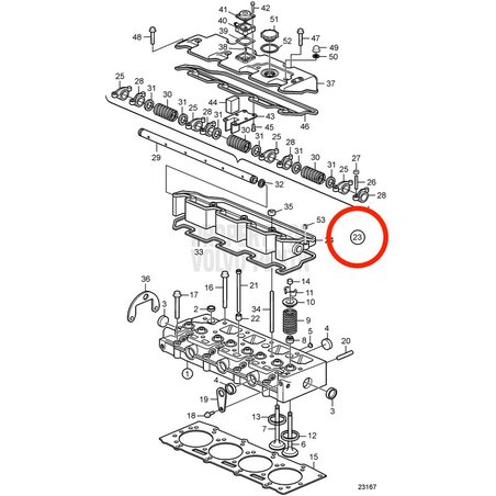Balancim original Volvo Penta VOP3583543 | D2-75