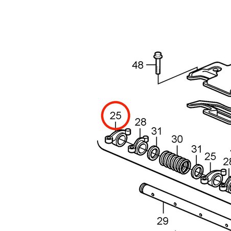 Original Volvo Penta Kipphebel VOP3580487 | D2-75