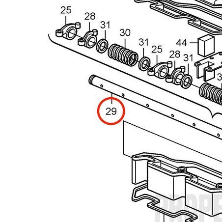 Eje Original Volvo Penta VOP3583547 | D2-75