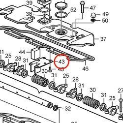 Support d'origine Volvo Penta VOP3583661 | D2-75