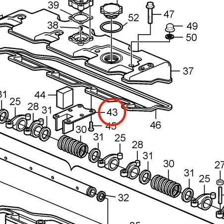 Soporte Original Volvo Penta VOP3583661 | D2-75