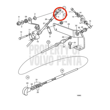 Resorte Original Volvo Penta VOP814086 | D2-75