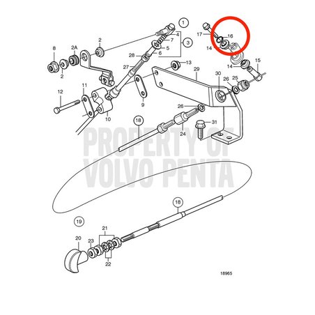 Cursor Volvo Penta Original VOP951669 | MD2030
