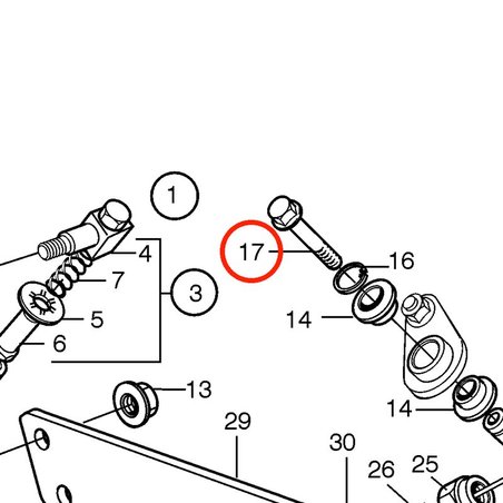 Original Volvo Penta Sechskantschraube VOP969556 | MD2030-D