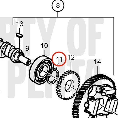 Entretoise d'origine Volvo Penta VOP3583717 | D2-75