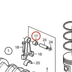 Douille d'origine Volvo Penta VOP3580553 | D2-75