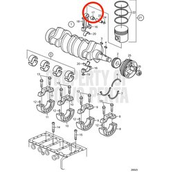 Douille d'origine Volvo Penta VOP3580553 | D2-75