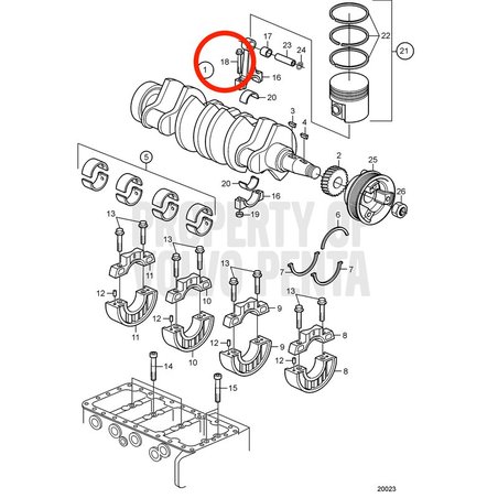 Tornillo Original Volvo Penta VOP3580554 | D2-75