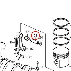 Boulon d'origine Volvo Penta VOP3580550 | D2-75