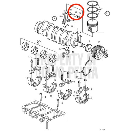 Boulon d'origine Volvo Penta VOP3580550 | D2-75