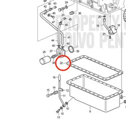 Joint d'origine Volvo Penta VOP21849845 | D2-75