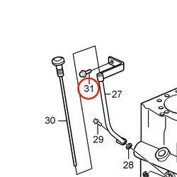 Vis hexagonale d'origine Volvo Penta VOP21246643 | D2-55