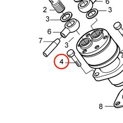 Vis d'origine Volvo Penta VOP3583785 | D2-55