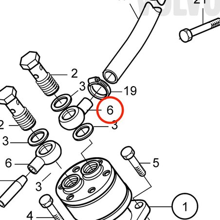 Racor Original Volvo Penta VOP3580107 | MD2030