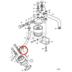 Racor Original Volvo Penta VOP3580107 | MD2030