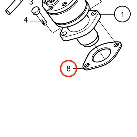 Guarnizione originale Volvo Penta VOP3580111 | MD2030
