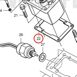 Cale de réglage d'origine Volvo Penta VOP3583764 | D2-75