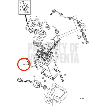 Rondelle d'origine Volvo Penta VOP861847 | MD2010
