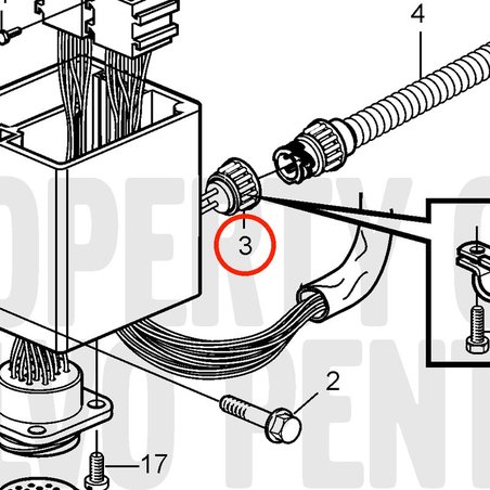Fascio di cavi originali Volvo Penta VOP874442 | D2-55