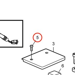 Parafuso cruzado original Volvo Penta VOP955142 | MD2030