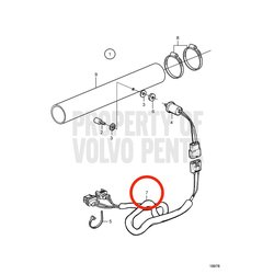 Coffre à câbles d'origine Volvo Penta VOP828813 | D2-75