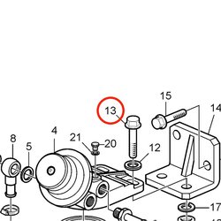 Vis d'origine Volvo Penta VOP3809679 | D2-75