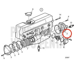 Capó Original Volvo Penta VOP888628 | D2-75
