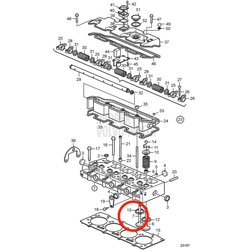Valvola di scarico originale Volvo Penta VOP21733891 | D2-75