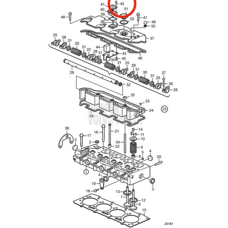 Parafuso original Volvo Penta VOP3584113 | D2-75