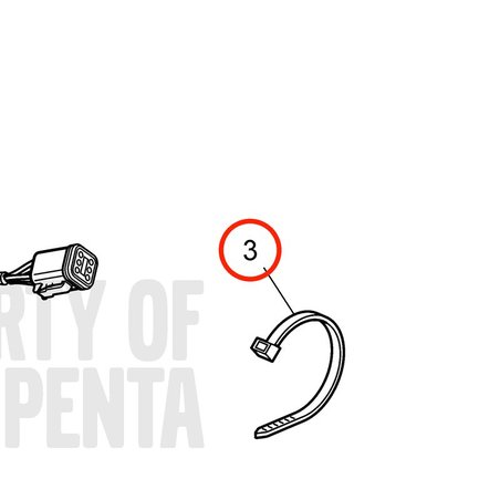 Original Volvo Penta Bandklemme VOP948210 | D2-75