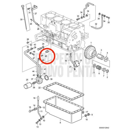 Originale Volvo Penta Union VOP3584119 | D2-75