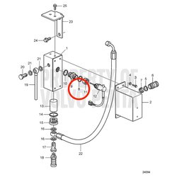 Guarnizione originale Volvo Penta VOP15304 | MD2010