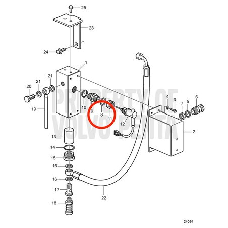 Guarnizione originale Volvo Penta VOP15304 | MD2010