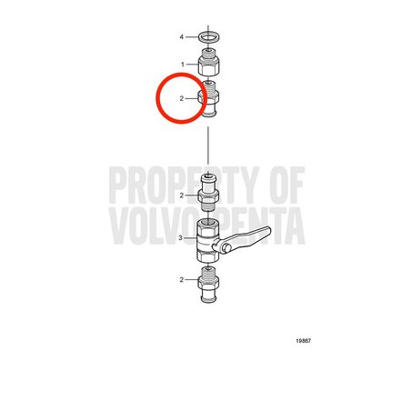 Niple Original Volvo Penta VOP479978 | MD2010