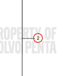 Original Volvo Penta Schalldämpfer VOP827021 | MD2010