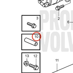 Tubo flessibile originale Volvo Penta VOP842406 | MD2010