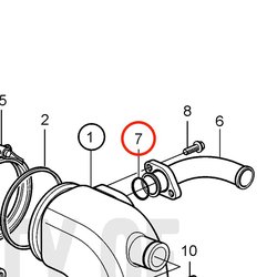 Original Volvo Penta Dichtring VOP842913 | MD2010