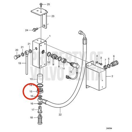 Plugue Volvo Penta original VOP843639 | MD2010